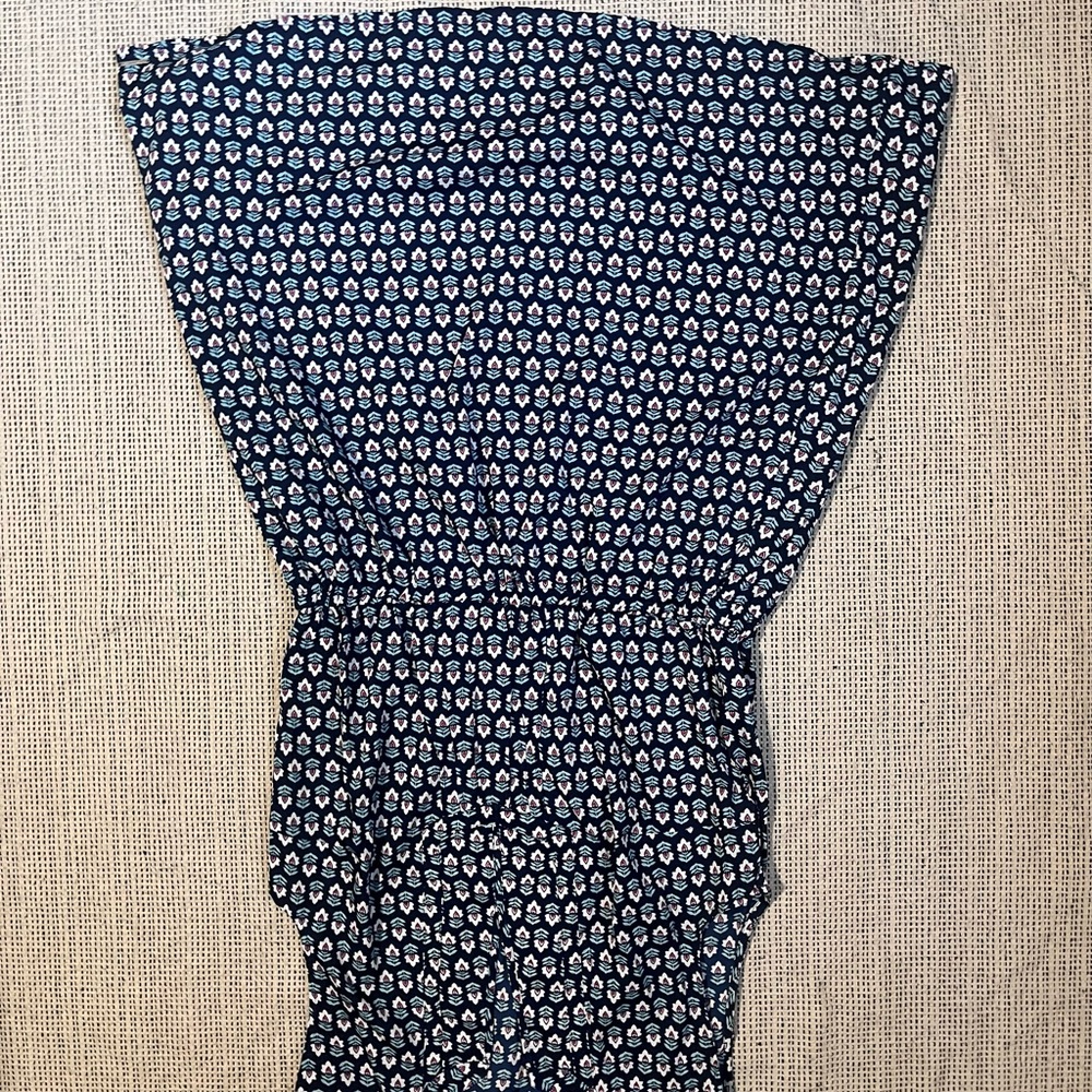 U.S. Polo Assn. Navy and White Floral Dress